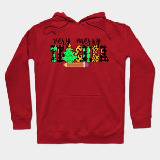 Very Merry Teacher Christmas Hoodie